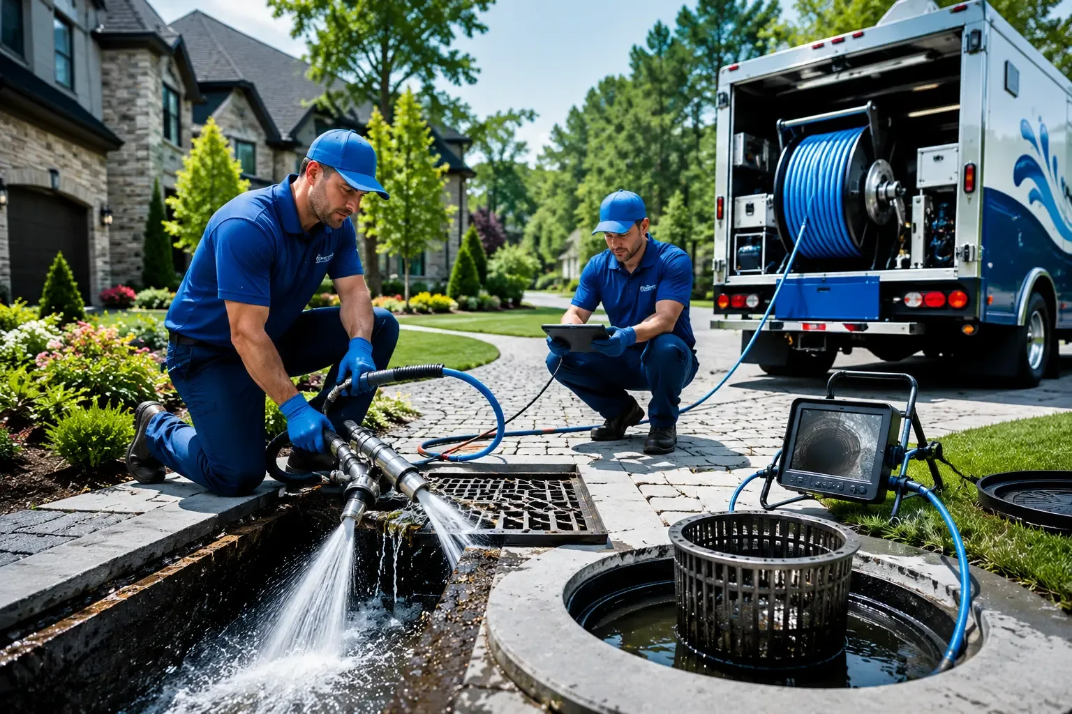 Local outdoor drain cleaning professionals in Skidmore, TX