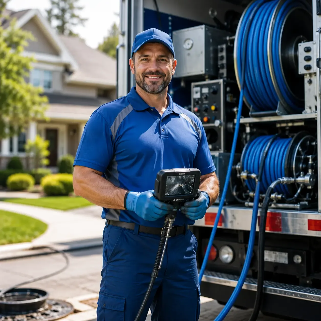 Local outdoor drain cleaning specialists in Skidmore, TX